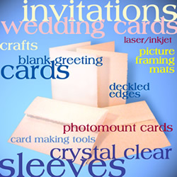 CardBlanks for all your greeting cards, invitations etc